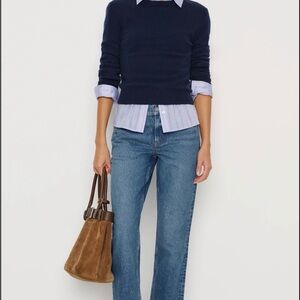 Reformation Blue Straight Leg Jeans